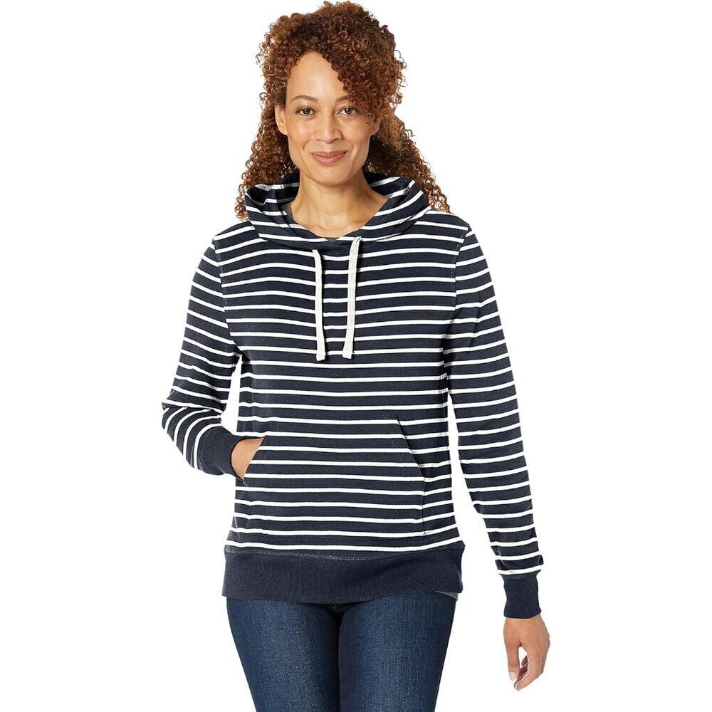 Women's French Terry Fleece Pullover Hoodie Large Cozy Soft Everyday Casual - Picture 2 of 4